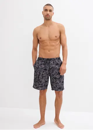 bonprix Modische Badeshorts mit tollem Druck - schwarz - Herren Rabatt