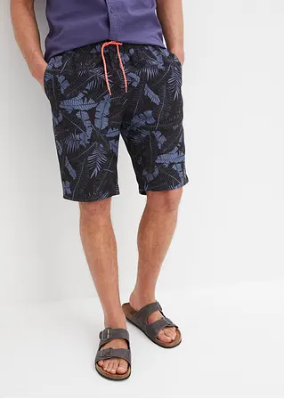 bonprix Sommerlich bedruckte Strand-Bermuda - schwarz - Herren Versandkostenfrei