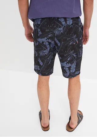 bonprix Sommerlich bedruckte Strand-Bermuda - schwarz - Herren Versandkostenfrei