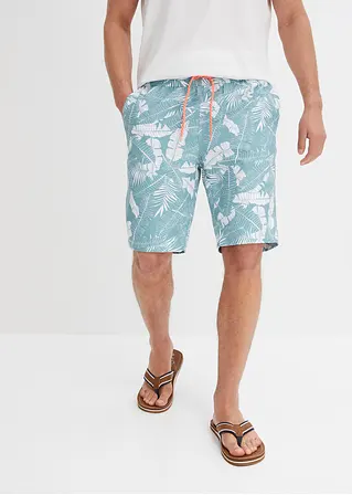 bonprix Sommerlich bedruckte Strand-Bermuda - blau - Herren Großer Ausverkauf