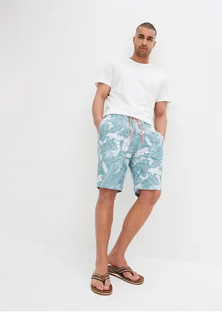 bonprix Sommerlich bedruckte Strand-Bermuda - blau - Herren Großer Ausverkauf