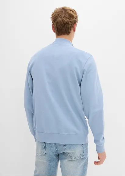 bonprix Sportive Herren Sweatjacke mit lässigen Kängurutaschen - lila Riesige Ersparnisse