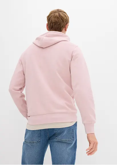 bonprix Bequemes Herren Sweatshirt mit sportiver Kapuze - lila VIP-Rabatte