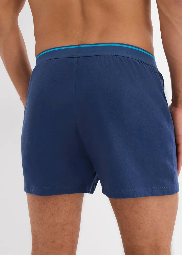 bonprix Lockere Jersey Boxershorts im praktischen 3er Pack Super Sparpreis