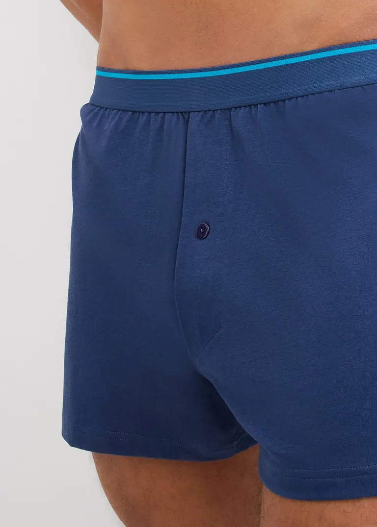 bonprix Lockere Jersey Boxershorts im praktischen 3er Pack Super Sparpreis