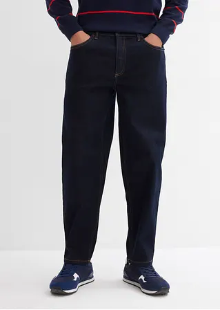 bonprix Modische verkürzte Jeans im Barrel Fit - blau Länge (Inch) 34 Wochenangebot