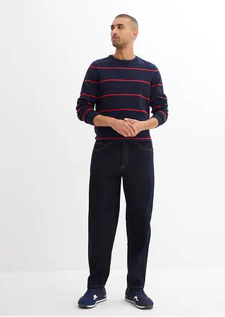 bonprix Modische verkürzte Jeans im Barrel Fit - blau Länge (Inch) 34 Wochenangebot