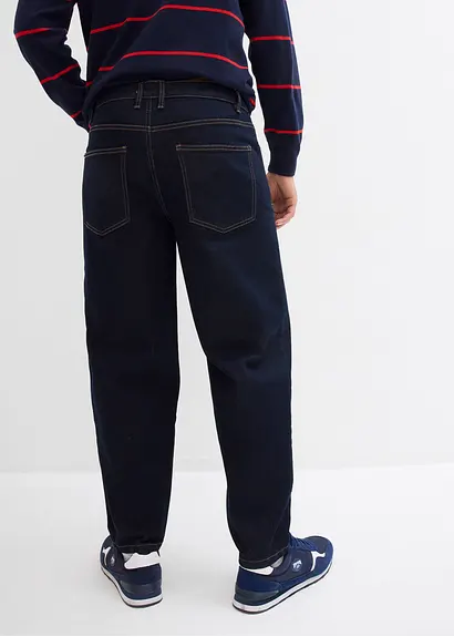 bonprix Modische verkürzte Jeans im Barrel Fit - blau Länge (Inch) 32 Kostenlose Rückgabe