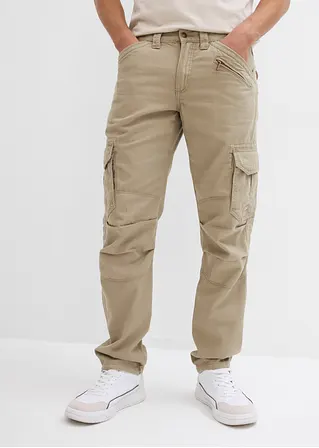 bonprix Angesagte Cargohose mit Reißverschlussdetail und auffallenden Knieabnähern Begrenzte Freigabe