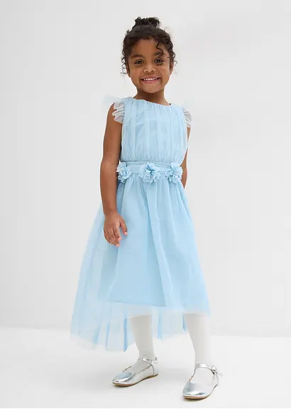 bonprix Schönes Mädchen Tüllkleid für festliche Anlässe - blau Zeitbegrenzte Promotion