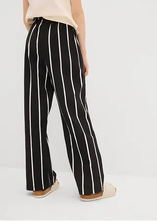 bonprix Mädchen Jersey-Hose aus reiner Bio-Baumwolle - schwarz Discount Store für neue Produkte