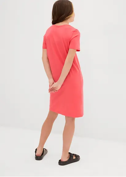bonprix Schlichtes Jerseykleid für Mädchen aus reiner Bio-Baumwolle Kostenloser Versand international
