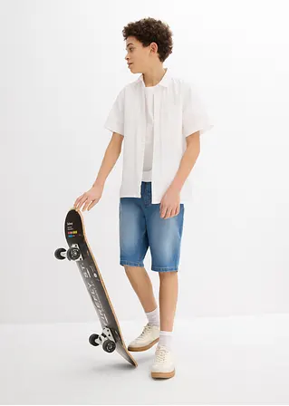 bonprix Weitenverstellbare Jungen Bermuda im 5-Pocket Style Auslauf