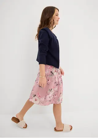 bonprix Sommerliches Kleid für Mädchen aus Mesh - rosa - Kinder Meist gekauft