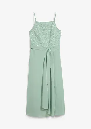 bonprix Elegantes Maxikleid für Mädchen für festliche Anlässe - grün Fabrik Onlineshop
