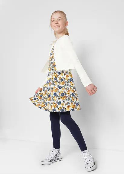 bonprix Schöner Mädchen Bolero mit funkelndem Knopf - weiß Großer Ausverkauf
