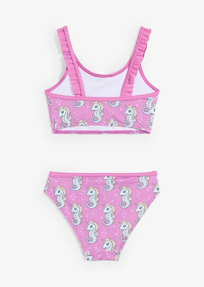 bonprix Süßer Bikini mit verspielten Rüschen im 2-tgl. Set Online Shopping