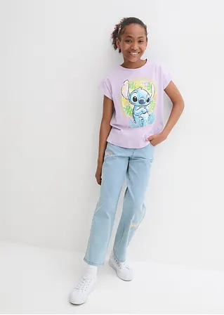 bonprix Tolles Mädchen Disney T-Shirt mit Stitch - lila Black Friday