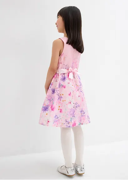 bonprix Sommerliches Mädchen Kleid mit Blumendruck - rosa Jubiläumsangebot
