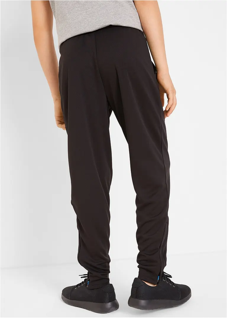 bonprix Jungen Sporthose mit Bindekordel - schwarz - Kinder Bestseller