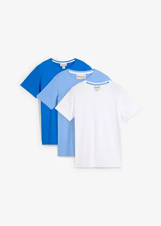 bonprix Jungen Basic T-Shirt mit Rundhalsausschnitt - Kinder Tägliche Deals