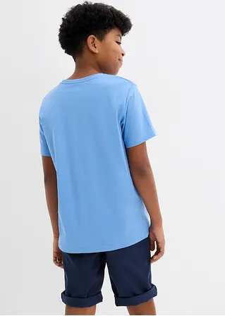 bonprix Jungen Basic T-Shirt mit Rundhalsausschnitt - Kinder Tägliche Deals