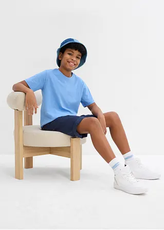 bonprix Jungen Basic T-Shirt mit Rundhalsausschnitt - Kinder Tägliche Deals