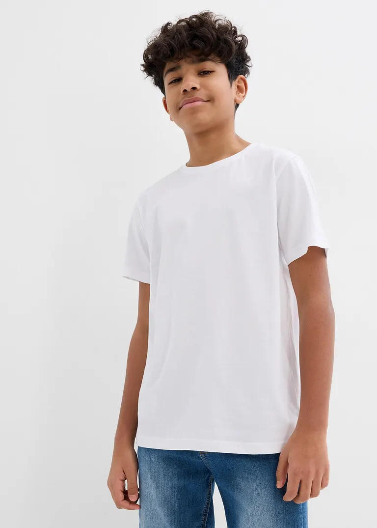 bonprix Schöne Basic Packung für Jungen mit Rundhalsausschnitt Super Sparpreis