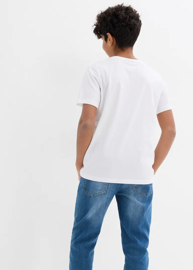 bonprix Schöne Basic Packung für Jungen mit Rundhalsausschnitt Super Sparpreis