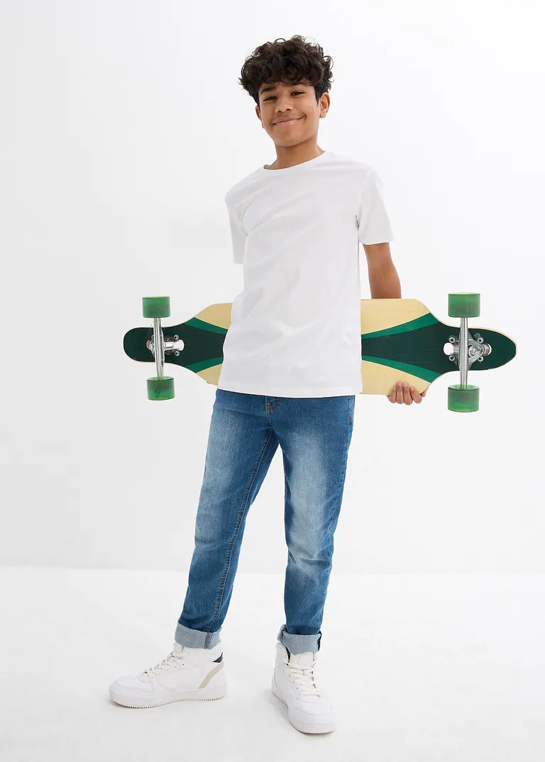 bonprix Schöne Basic Packung für Jungen mit Rundhalsausschnitt Super Sparpreis