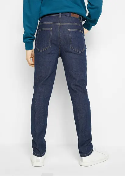 bonprix Schlichte Jungen Jeans mit 4 Taschen - blau - Kinder Kostenlose Rückgabe