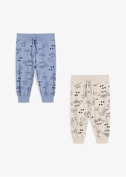 bonprix Coole Hose mit Dino-Print - mattblau+steingrau bedruckt Kostenloser Versand
