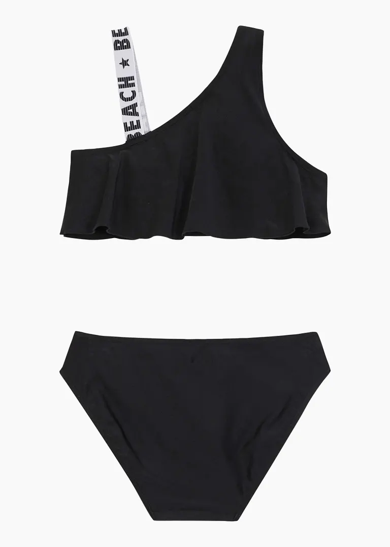 bonprix Toller Bikini mit besonderen Trägern - schwarz - Kinder Online Outlet