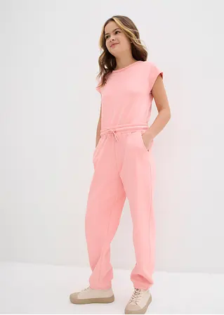 bonprix Cooler Sweatoverall in toller Farbe - rosa - Kinder Sonderangebote
