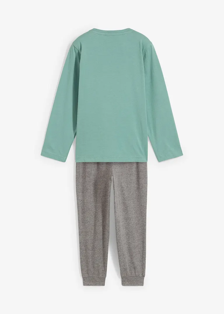 bonprix Cooler Jungen Pyjama mit Bio-Baumwolle im 2-tgl. Set Letzter Tag