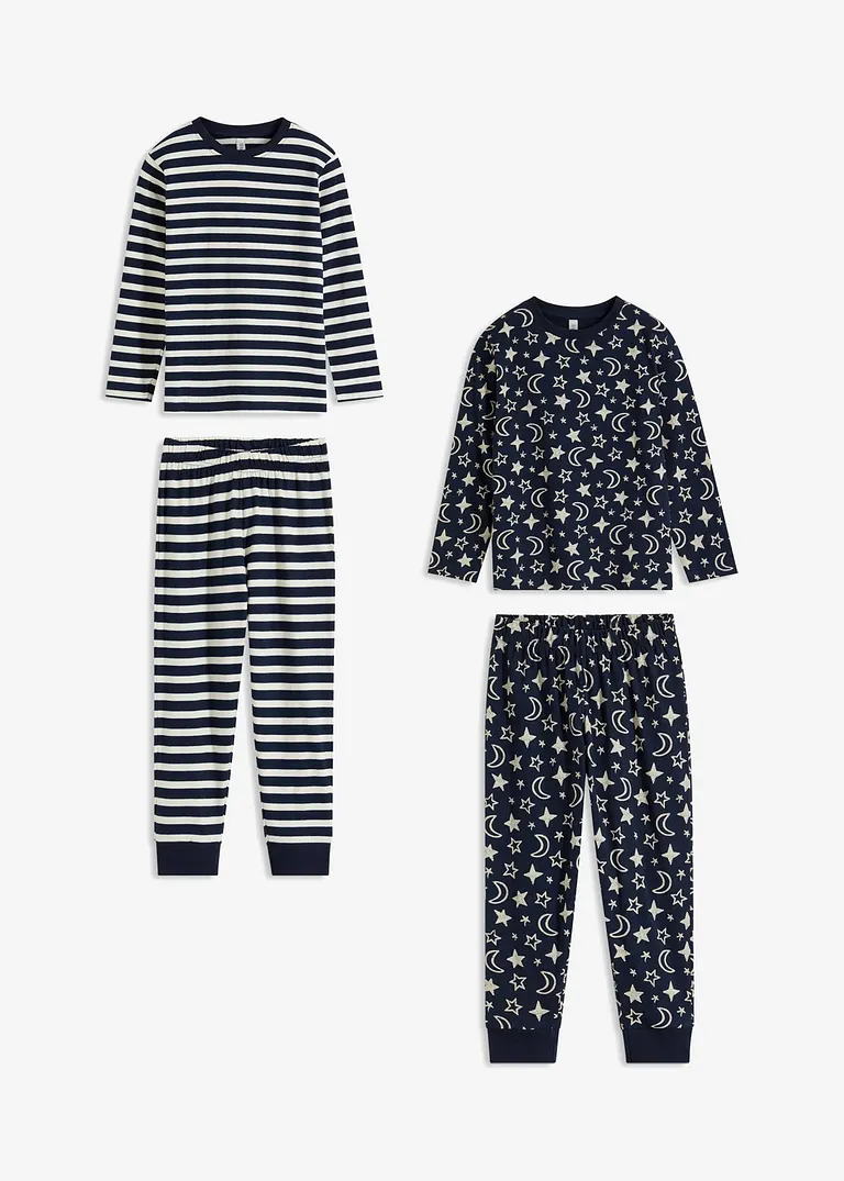 bonprix Mix-and-Match: Kinder Pyjama im 4-tlg. Set - Kinder Super Rabatt