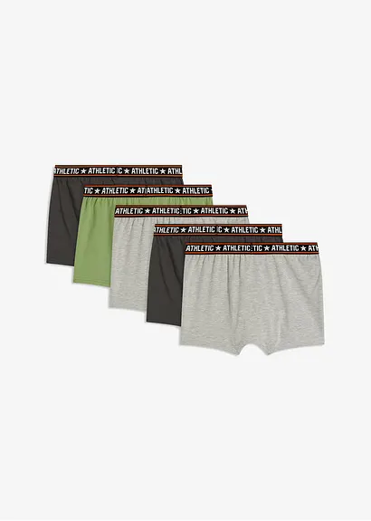 bonprix Klassische Jungen Boxershorts im 5er Pack - Kinder 50% Rabatt mit kostenlosem Versand
