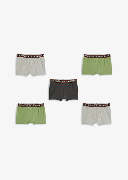 bonprix Klassische Jungen Boxershorts im 5er Pack - Kinder 50% Rabatt mit kostenlosem Versand