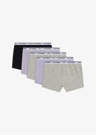bonprix Bequeme Mädchen Boxershorts im 5er Pack - Kinder Black Friday Preise
