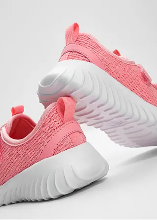 bonprix Bequemer Sneaker mit Klettverschluss - rosa - Kinder Rabatte dieses Monats
