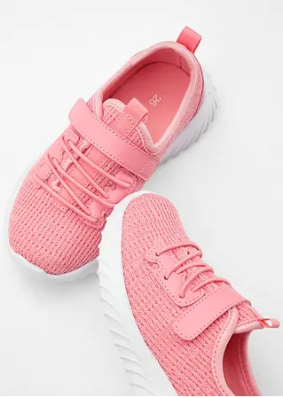 bonprix Bequemer Sneaker mit Klettverschluss - rosa - Kinder Rabatte dieses Monats