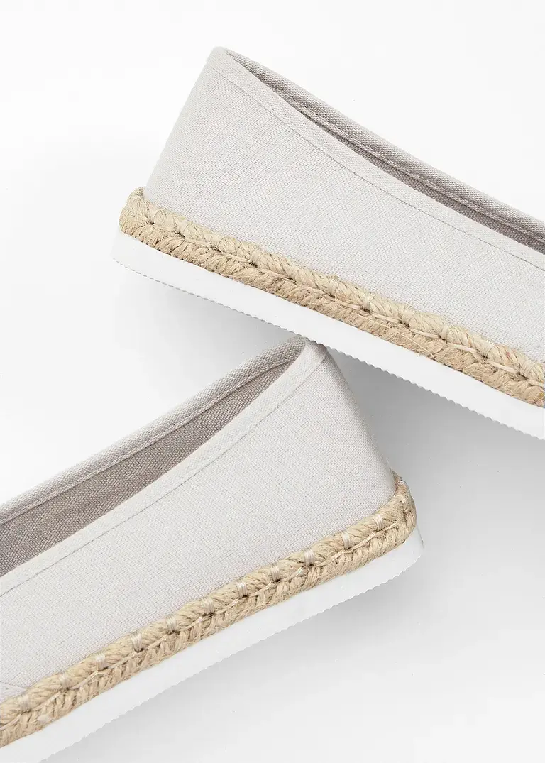 bonprix Sommerliche Espadrille mit leichter Laufsohle - grau Hotsell