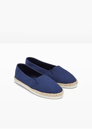 bonprix Sommerliche Espadrille mit leichter Laufsohle - blau im Angebot