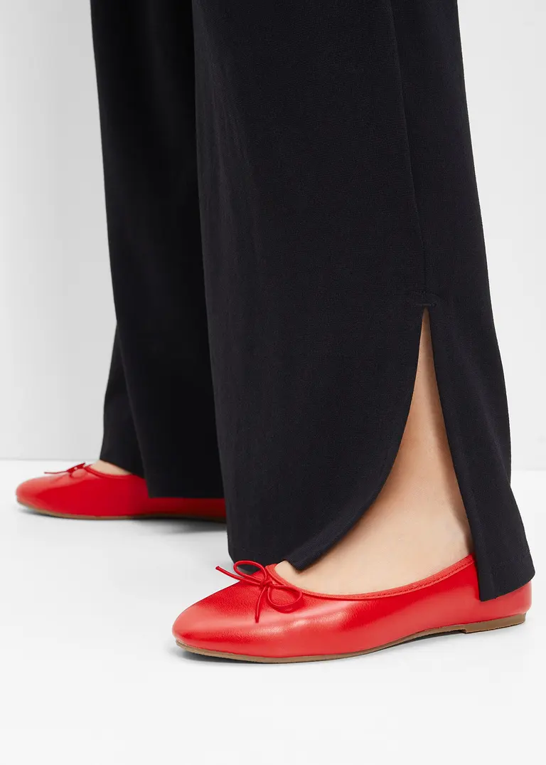 bonprix Niedliche Ballerina mit Schleife - rot - Damen Blitzverkäufe