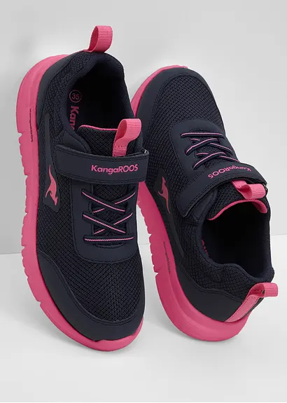 bonprix Sportlicher Kangaroos Kinder Sneaker mit Materialmix - blau Fabrik Onlineshop