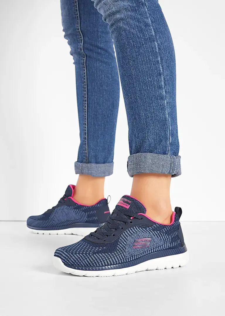 bonprix Moderner Komfort Sneaker von Skechers mit Memory Foam - blau Fabrikpreis