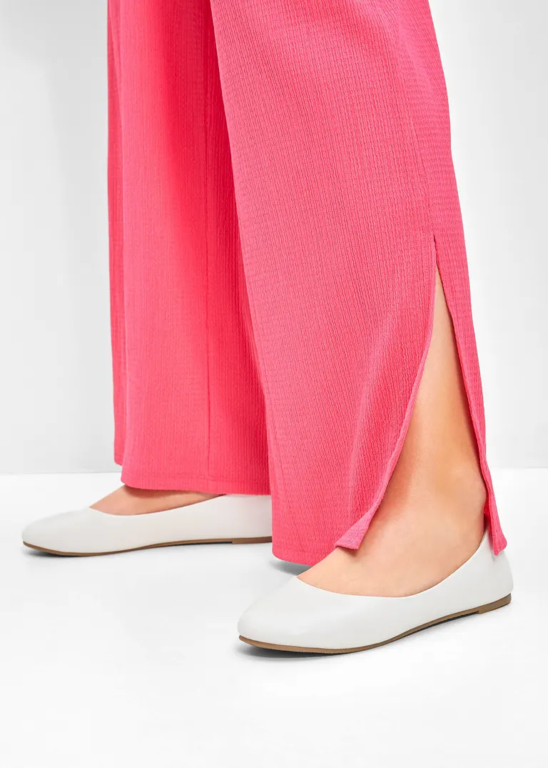 bonprix Zeitloser Ballerina in schönem Design - weiß - Damen Günstig kaufen