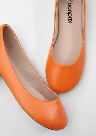 bonprix Zeitloser Ballerina in schönem Design - orange - Damen Versandkostenfrei