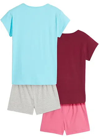 bonprix Tolles Mädchen Shorty Set (4er Pack) mit schönem Druck Cyber Monday
