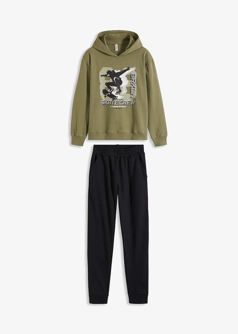 bonprix Lässiger Jogginganzug mit Kapuze und Basketball Design Begrenzte Freigabe